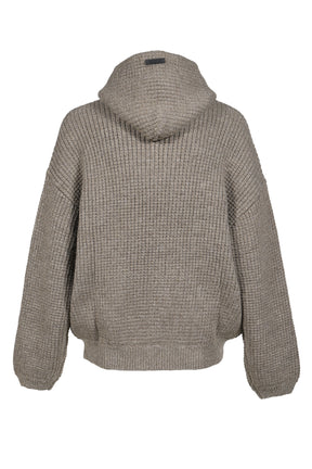 HEAVY WAFFLE 90S HOODIE / HOMESTEAD HEATHER