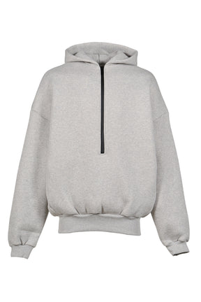 ATHLETIC HALFZIP HOODIE / MELANGE GRY 