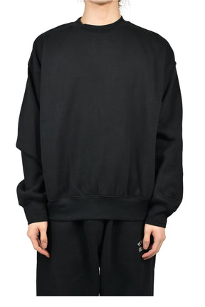 CLASSIC FIT FLEECE CREWNECK / VTG BLK