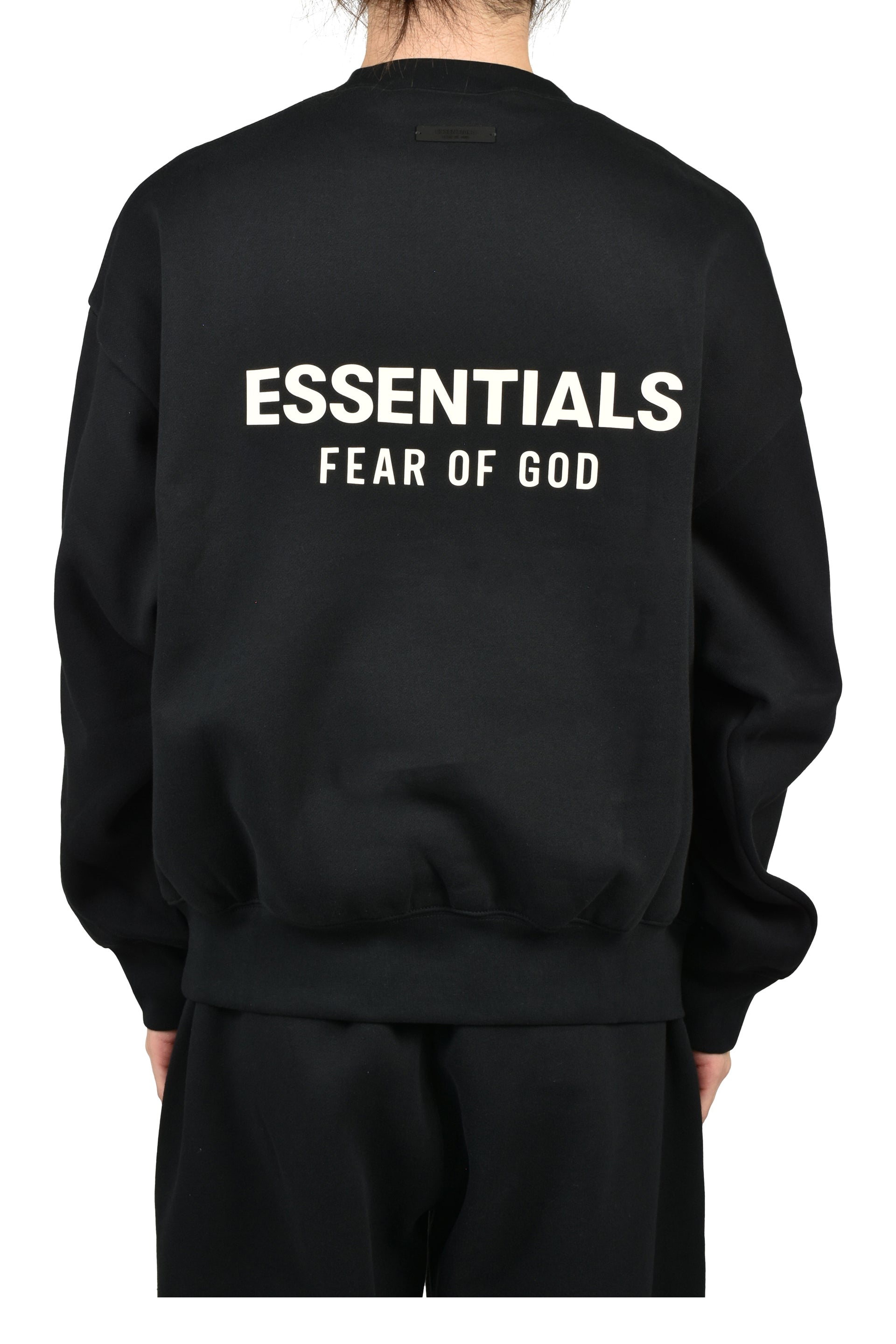 CLASSIC FIT FLEECE CREWNECK / VTG BLK