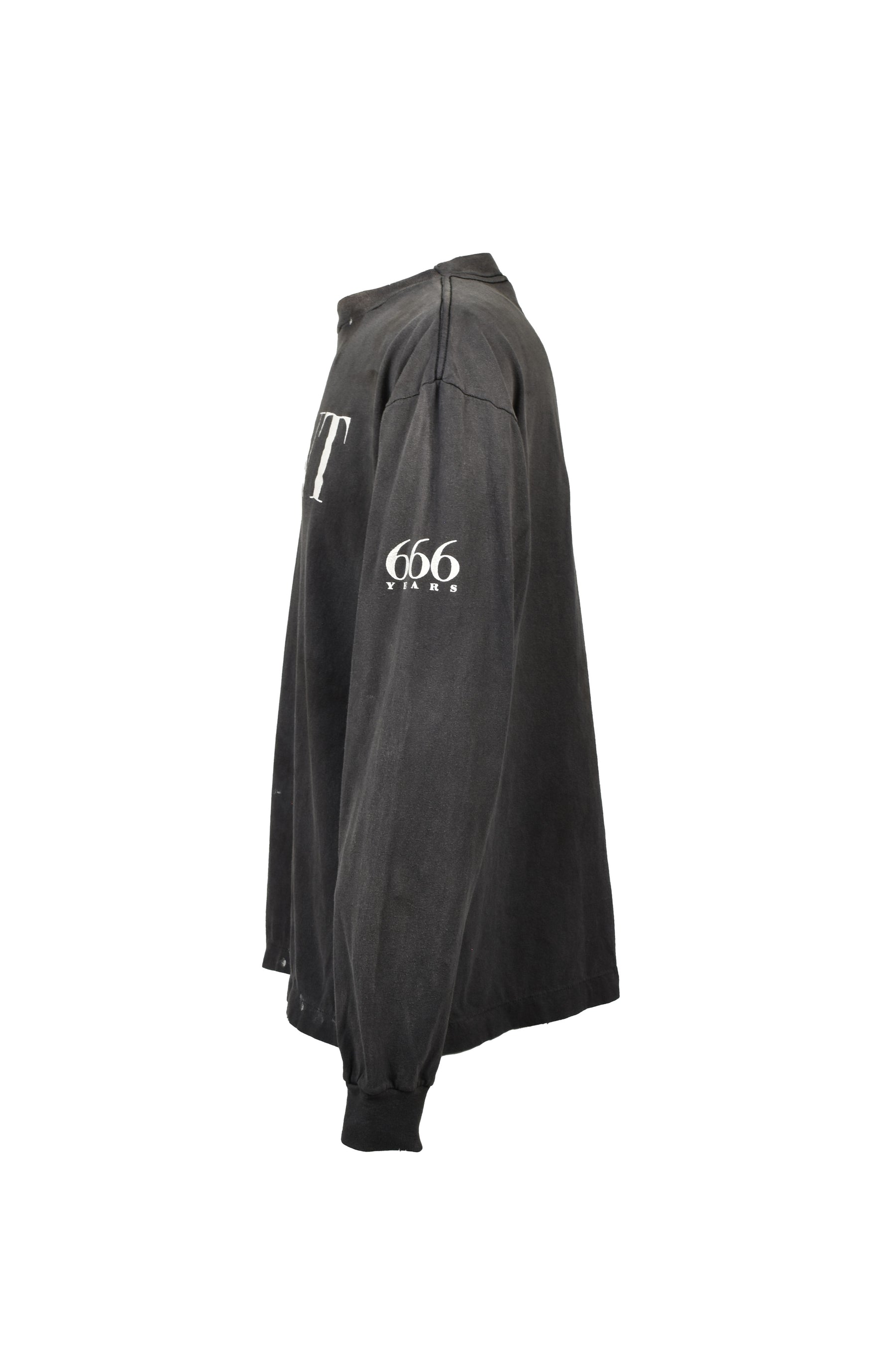 LS T-SHIRT/SAINT 666 / BLK