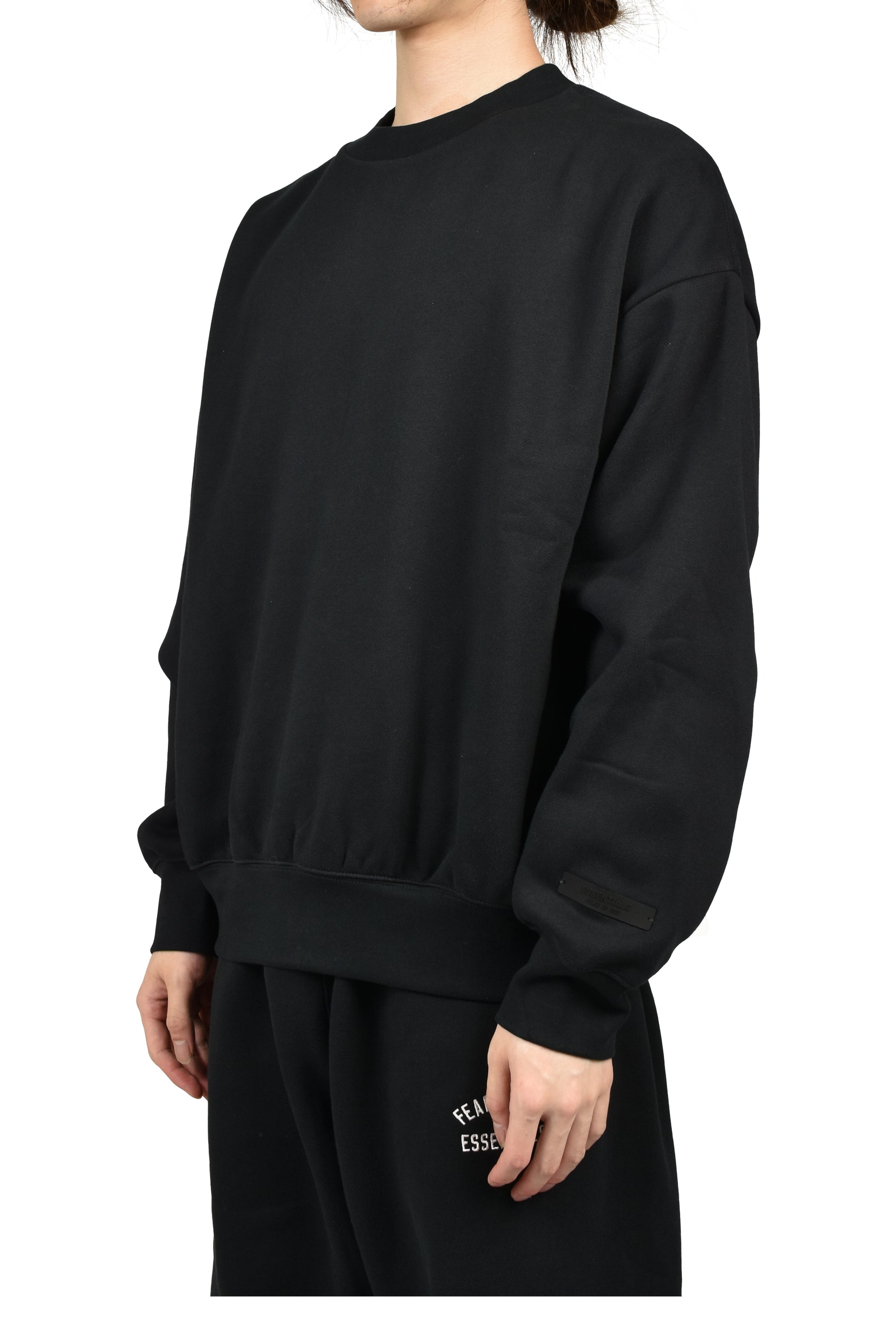 CLASSIC FIT FLEECE CREWNECK / VTG BLK
