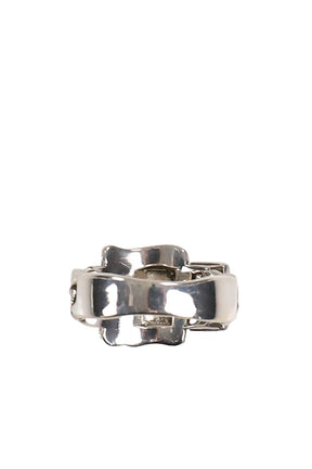 BUCKLE RING / SIL