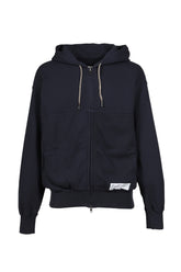 X-RAY ZIPPED HOODIE / BLU