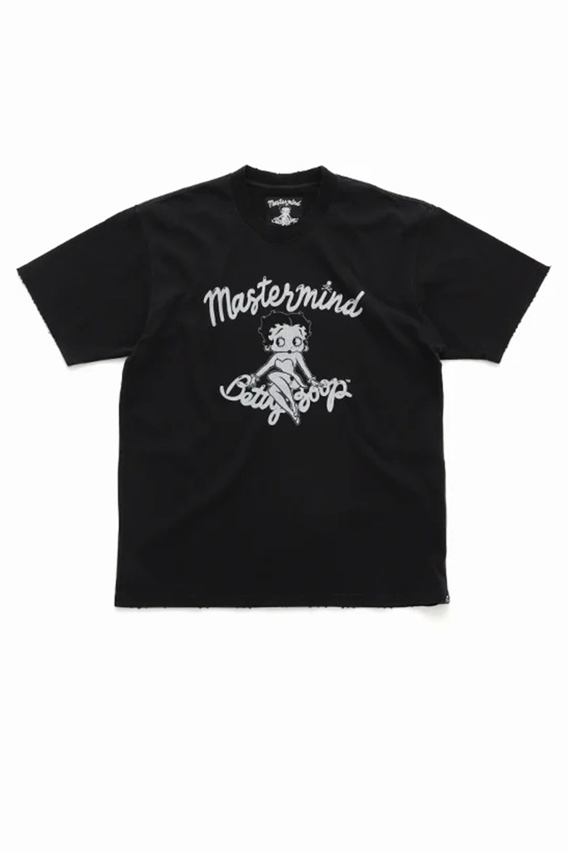 S/S TEE ( DAMEGED ) REGULAR FIT / MONOCHROME