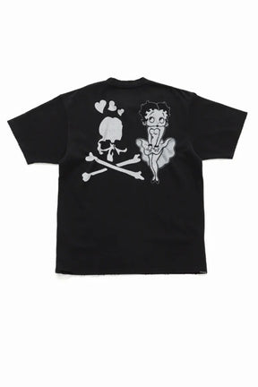 S/S TEE (DAMEGED) REGULAR FIT / MONOCHROME