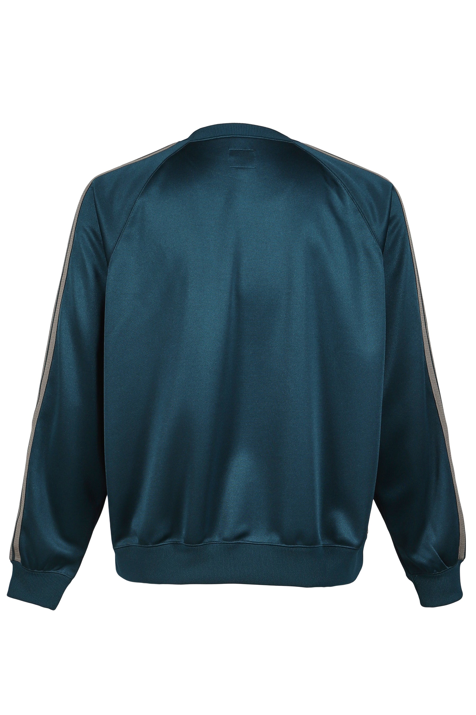 TRACK CREW NECK SHIRT - POLY SMOOTH / GRN