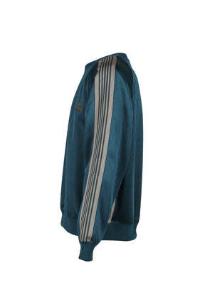 TRACK CREW NECK SHIRT - POLY SMOOTH / GRN