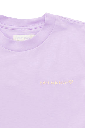 Calvin Klein SS23 BABY TEE / LILAC -NUBIAN