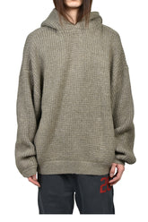 HEAVY WAFFLE 90S HOODIE / HOMESTEAD HEATHER