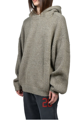 HEAVY WAFFLE 90S HOODIE / HOMESTEAD HEATHER