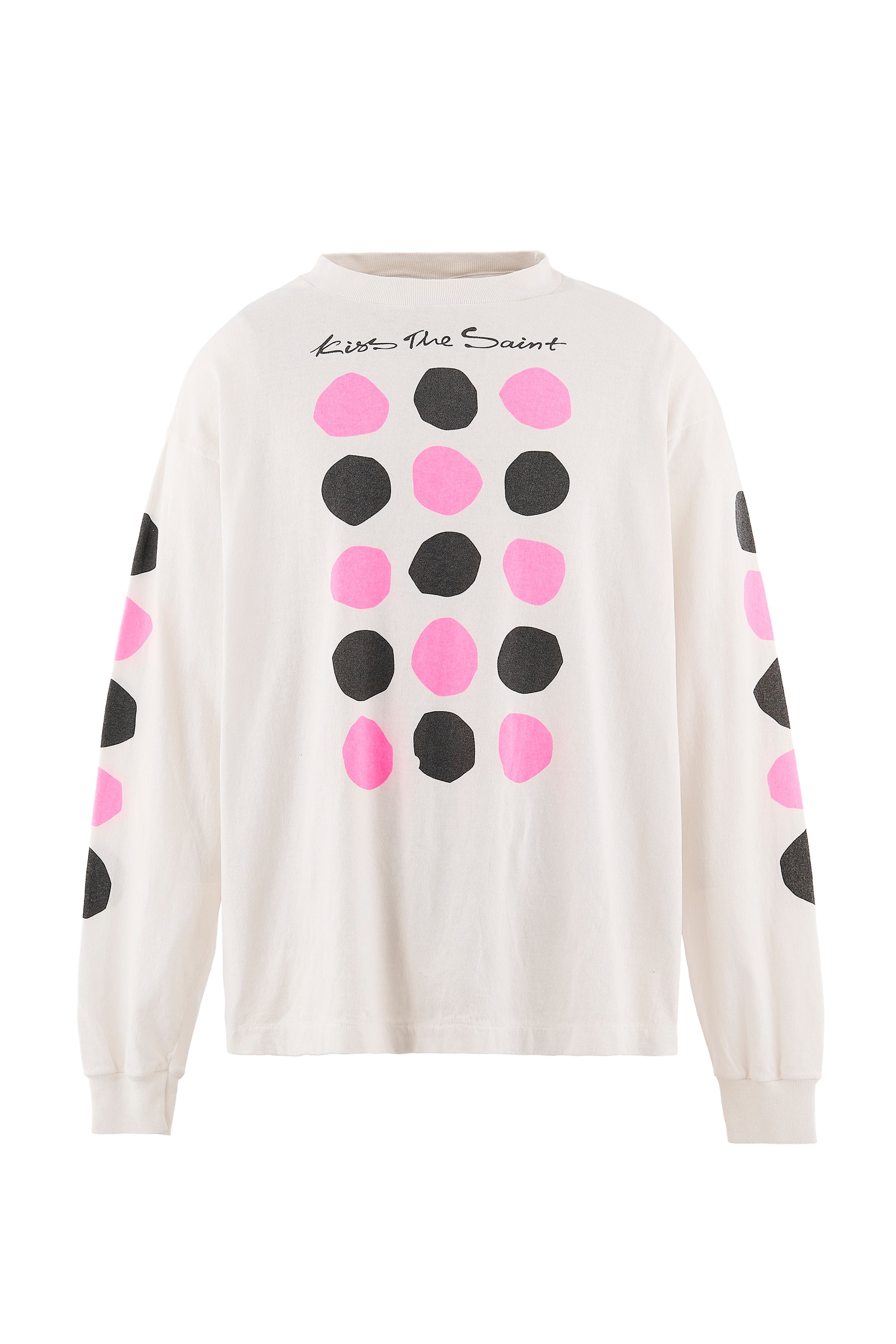 LS T-SHIRT/DOT / WHT