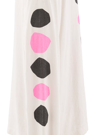 LS T-SHIRT/DOT / WHT