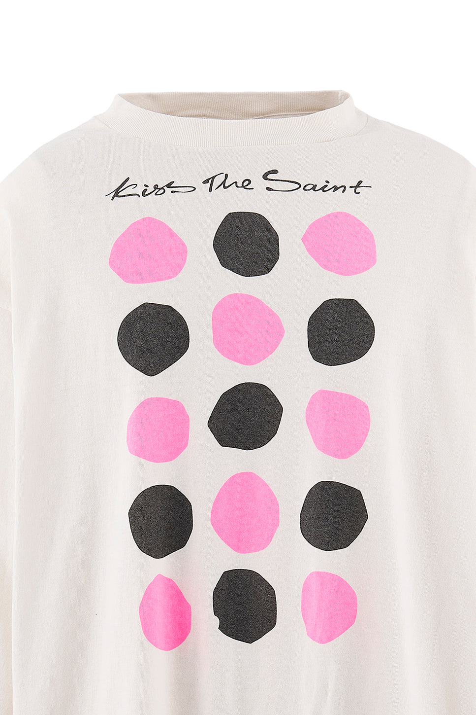 LS T-SHIRT/DOT / WHT