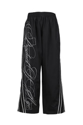 POA BLACK VAPOR TRACKSUIT BOTTOMS / BLK