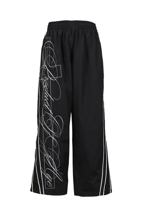 POA BLACK VAPOR TRACKSUIT BOTTOMS / BLK
