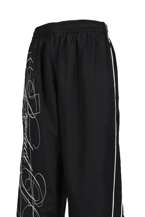 POA BLACK VAPOR TRACKSUIT BOTTOMS / BLK
