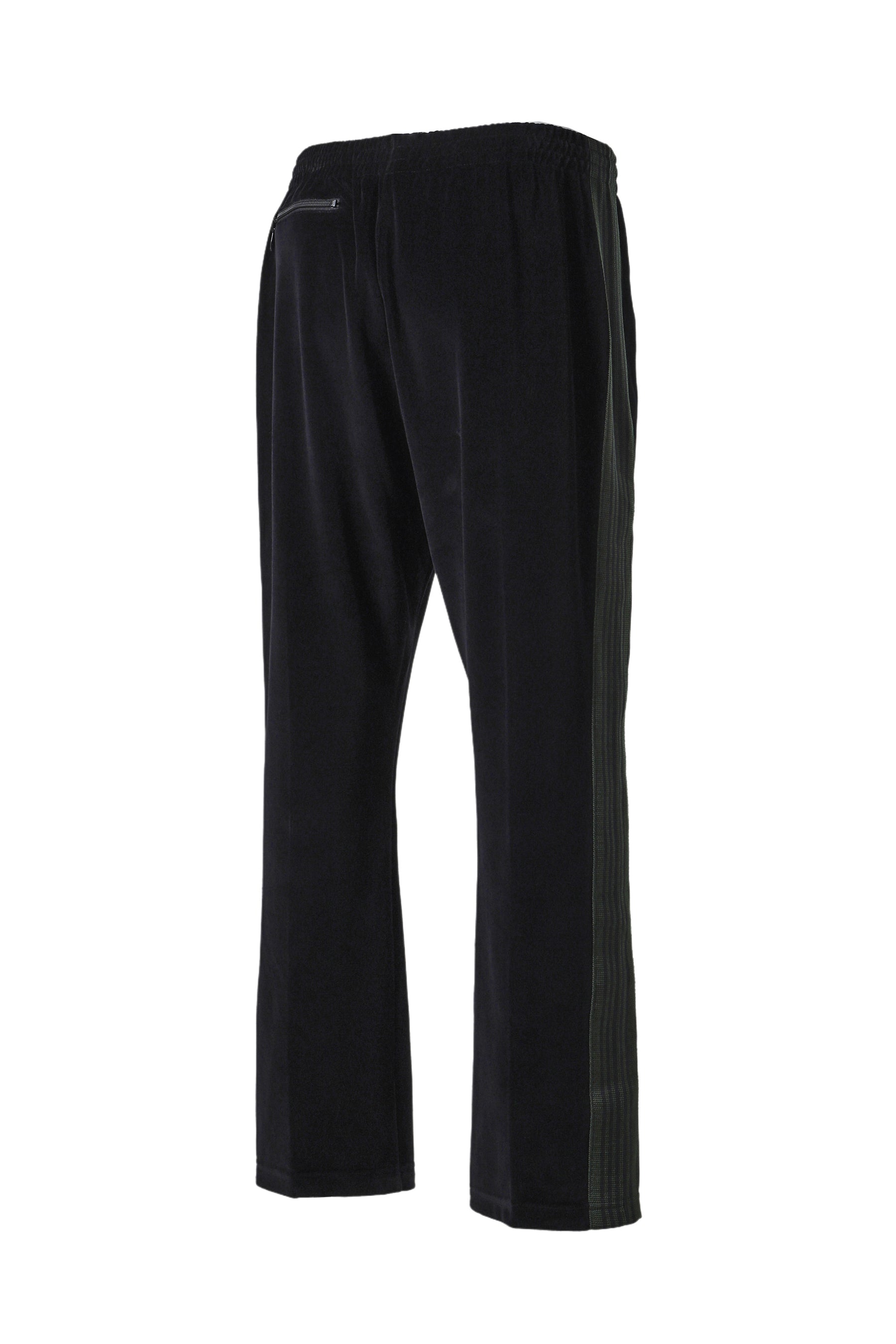 NARROW TRACK PANT - C/PE VELOUR / BLK