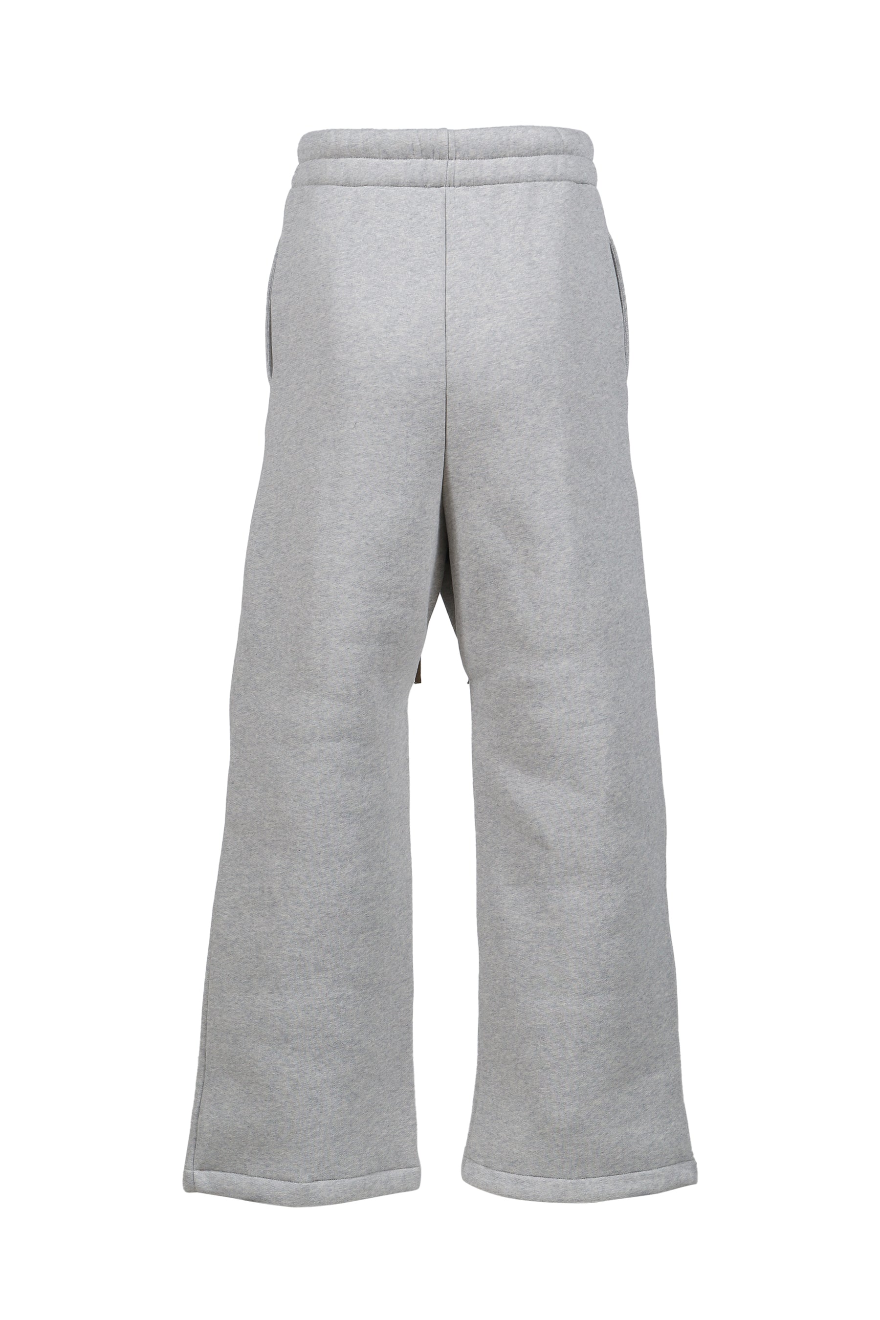 WIDE LEG SWEATPANT / MELANGE GRY