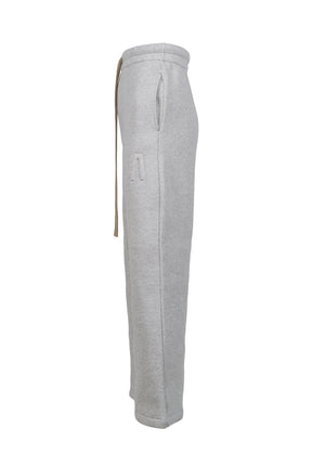WIDE LEG SWEATPANT / MELANGE GRY