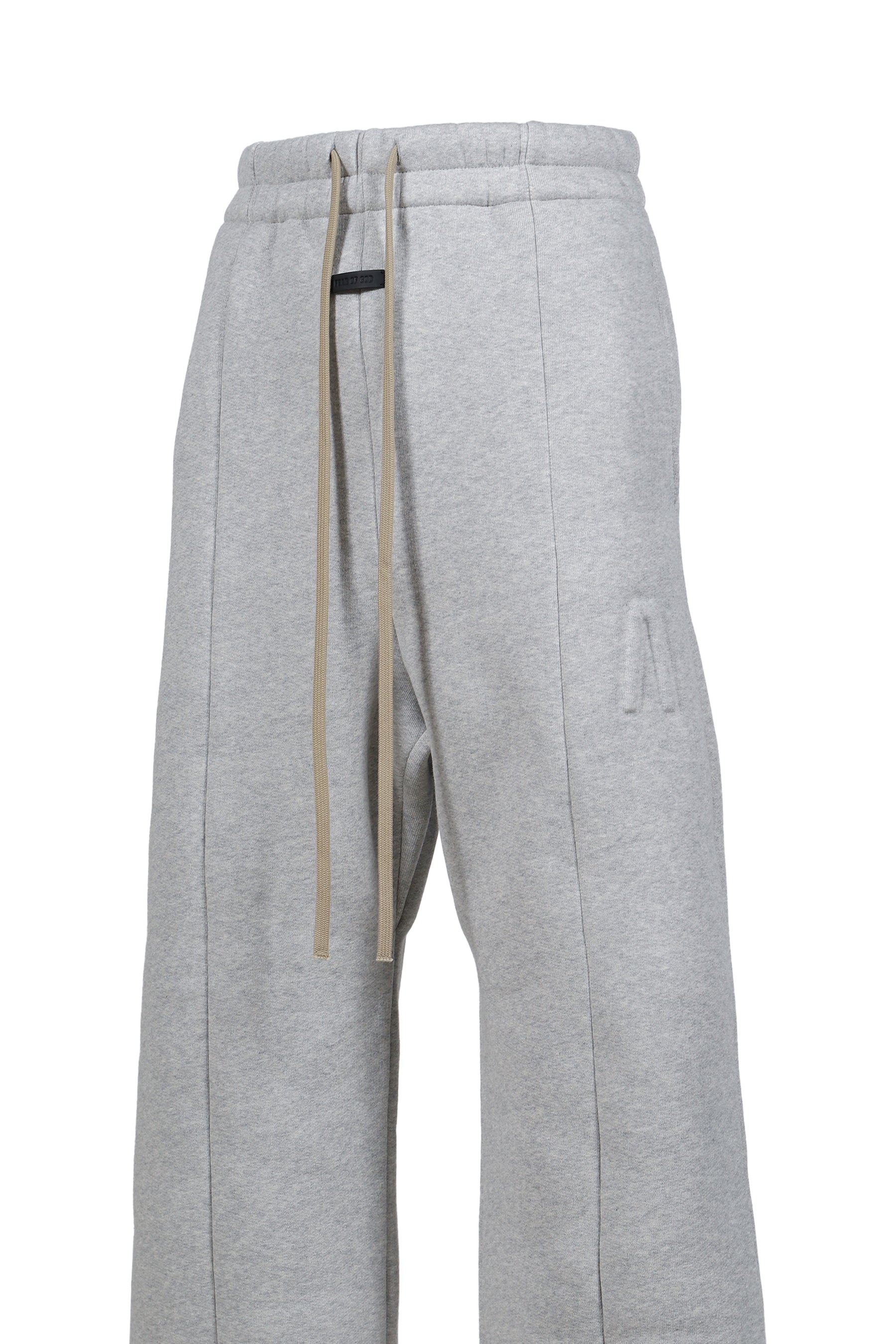 WIDE LEG SWEATPANT / MELANGE GRY