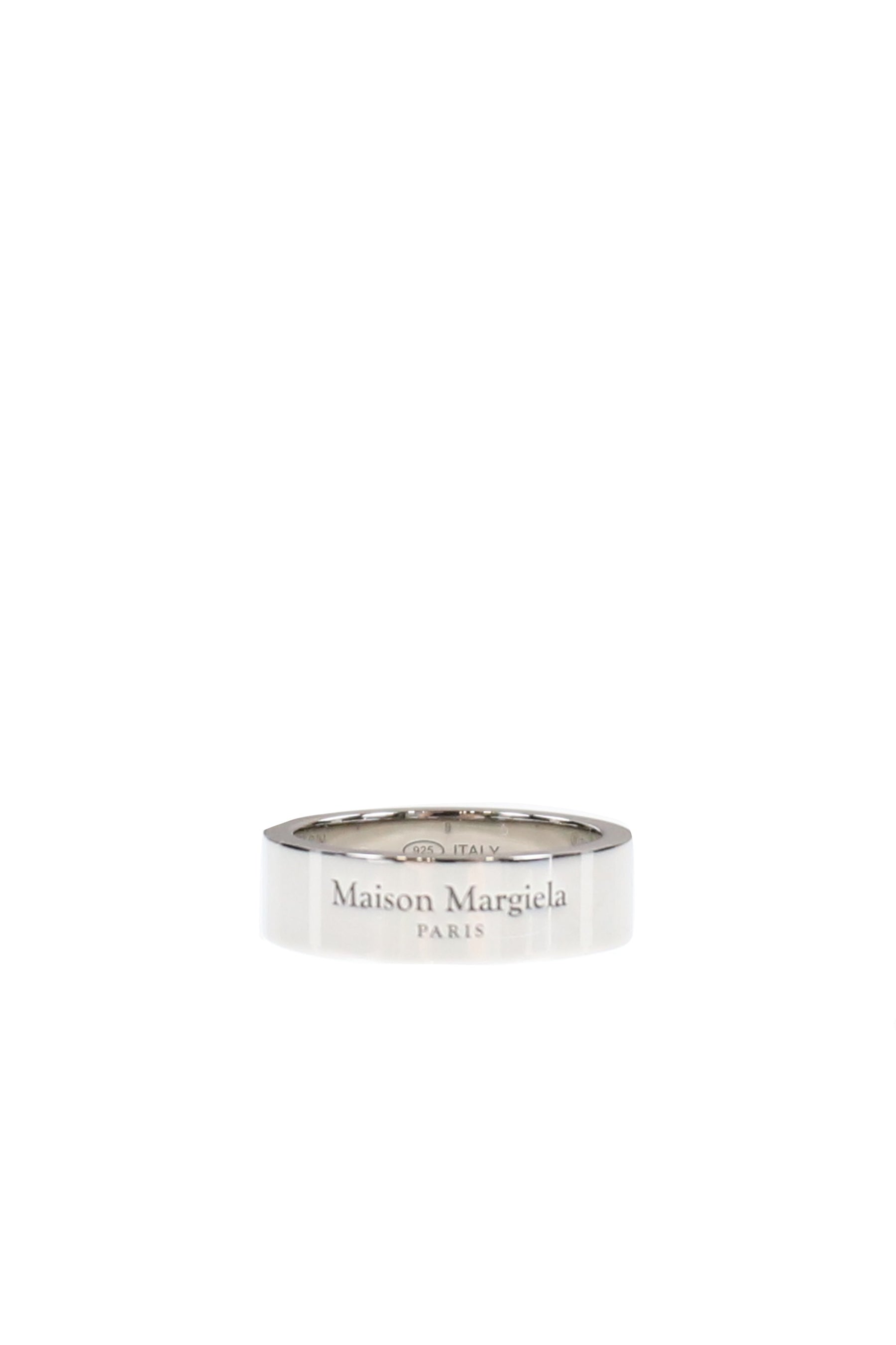 LOGO REFERENCE RING 6,5 MM / POLISHED SIL RHODIUM