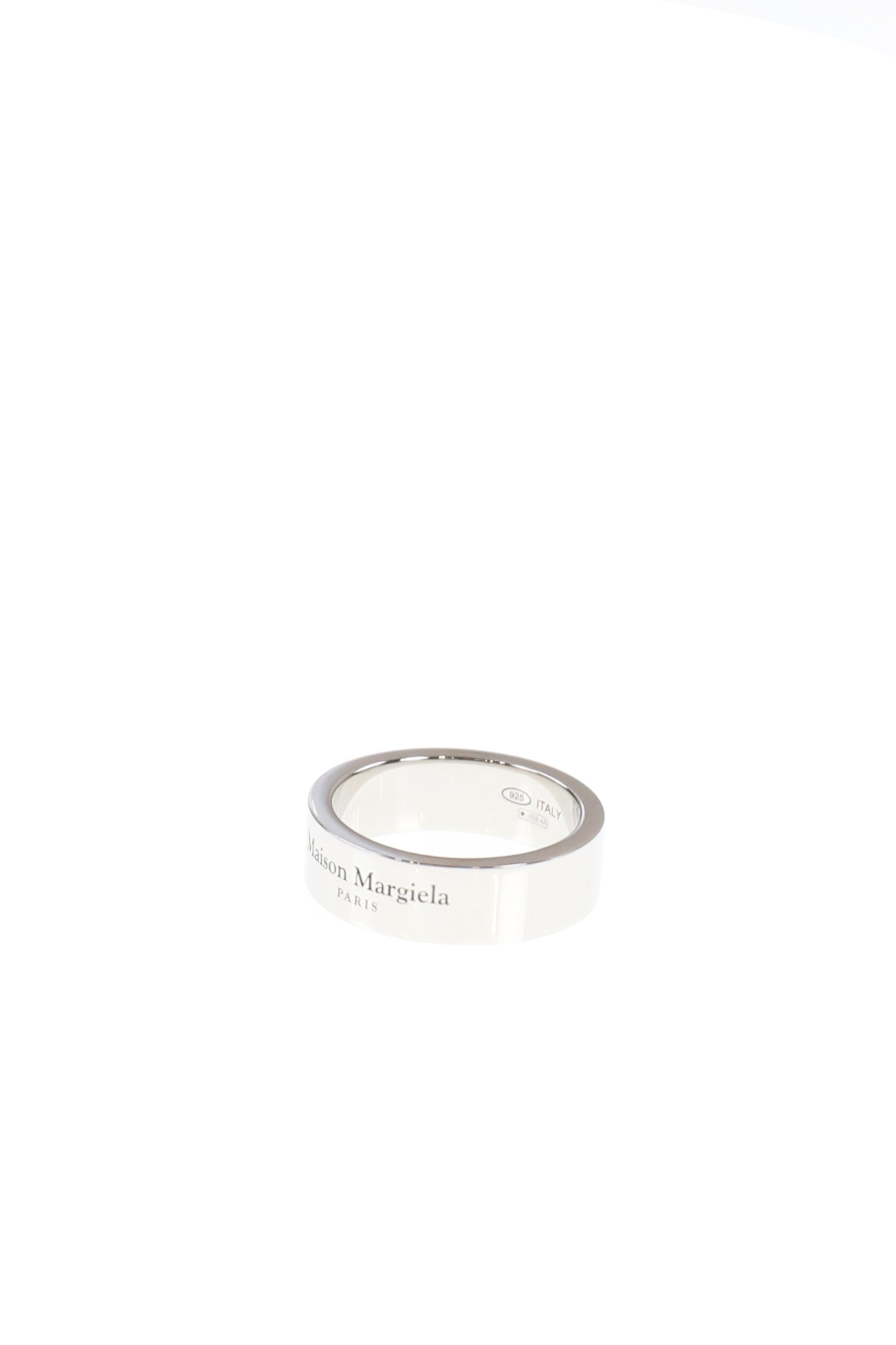 LOGO REFERENCE RING 6,5 MM / POLISHED SIL RHODIUM
