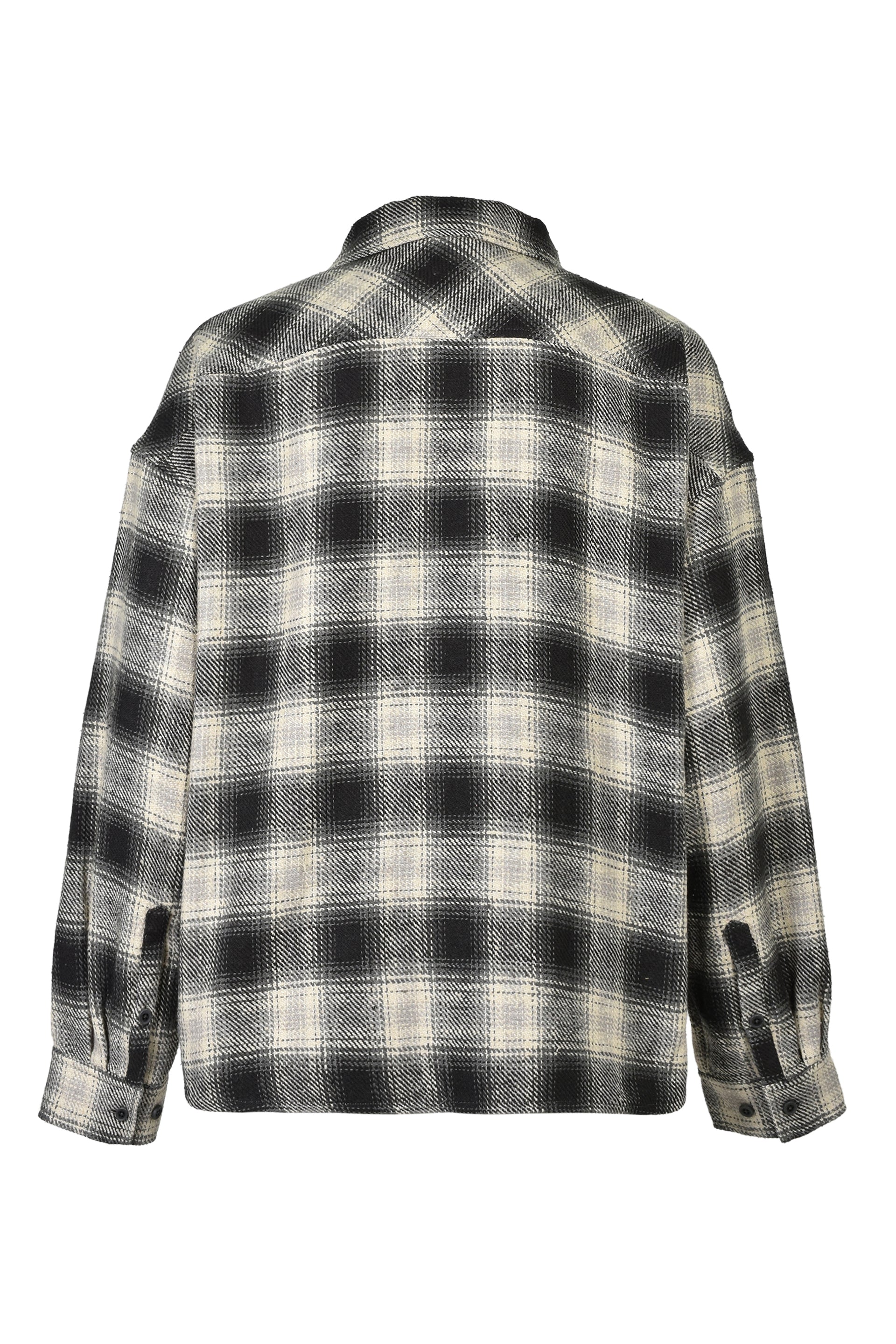 CHECK BDU JACKET / BLK