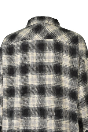 CHECK BDU JACKET / BLK