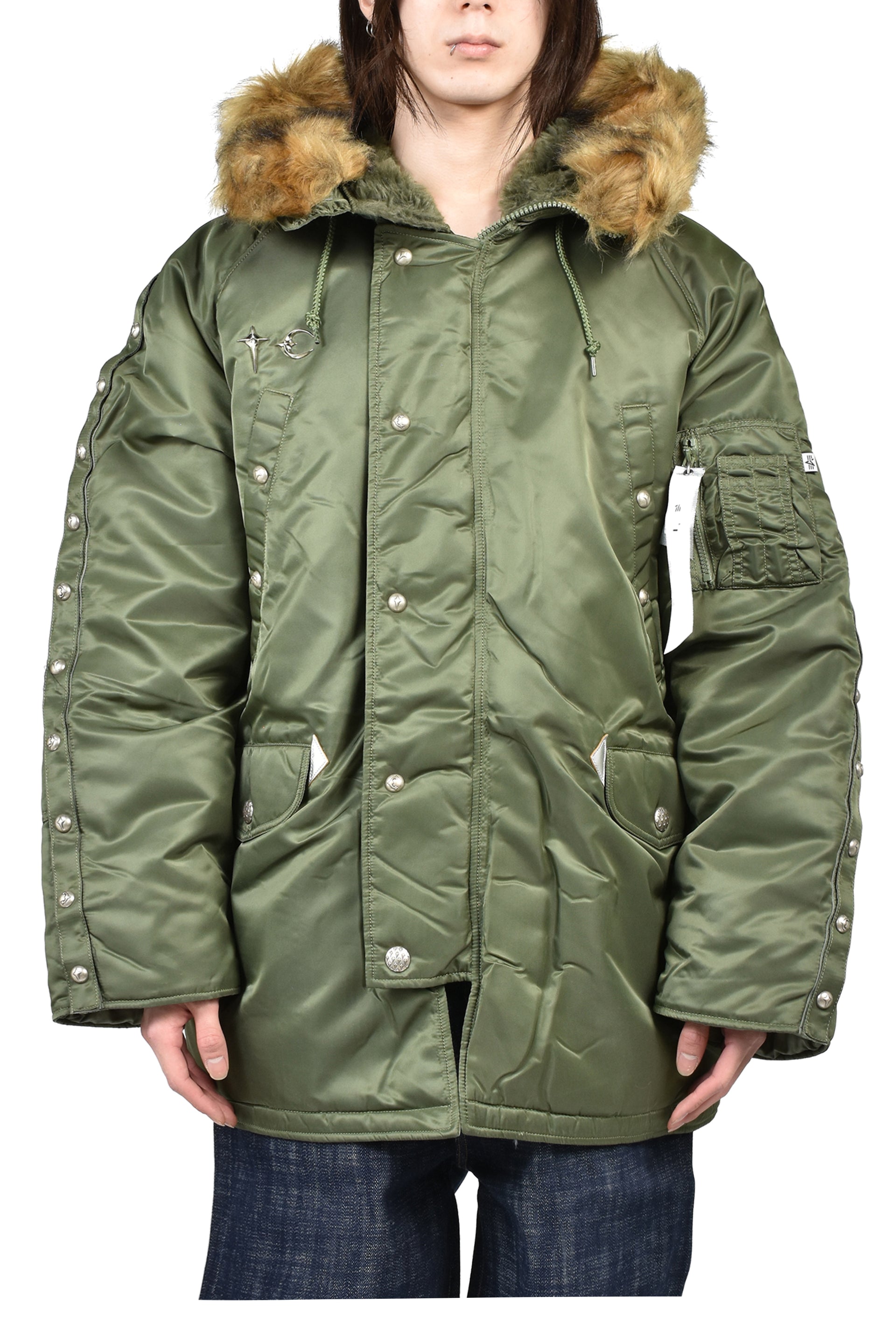 AI N-3B PARKA (DETACHABLE RIVET VELCRO) / SAGE