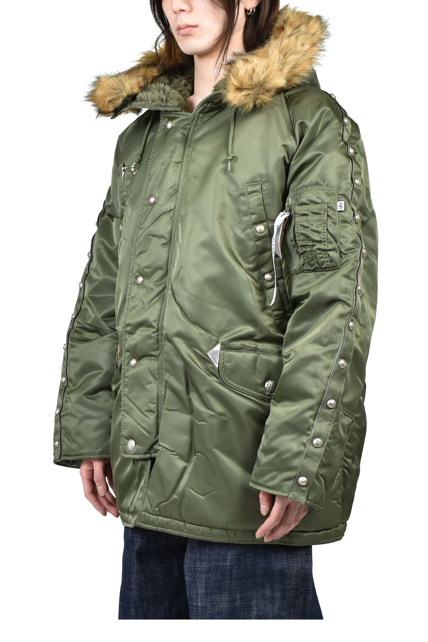 AI N-3B PARKA (DETACHABLE RIVET VELCRO) / SAGE 