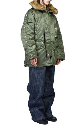 AI N-3B PARKA (DETACHABLE RIVET VELCRO) / SAGE 