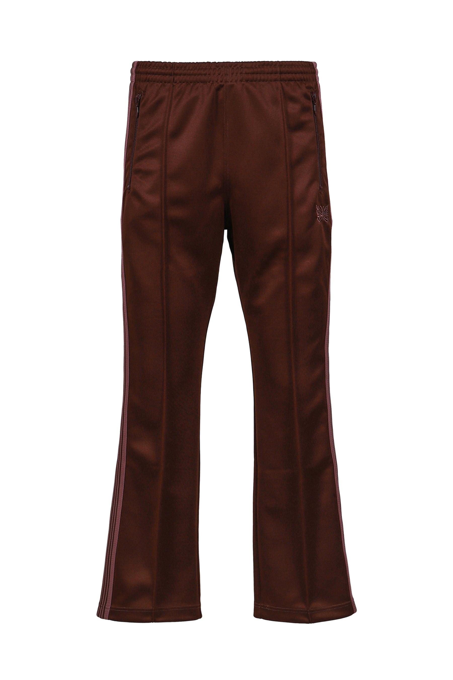 Needles ニードルス FW25 BOOT-CUT TRACK PANT - POLY SMOOTH / BRW