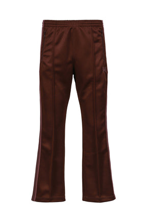 BOOT-CUT TRACK PANT - POLY SMOOTH / BRW