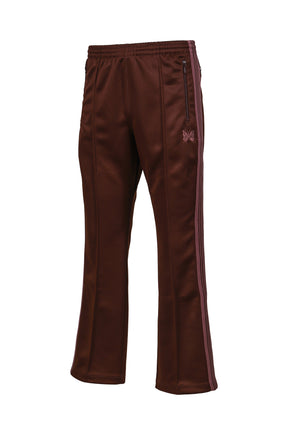 BOOT-CUT TRACK PANT - POLY SMOOTH / BRW
