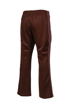 BOOT-CUT TRACK PANT - POLY SMOOTH / BRW