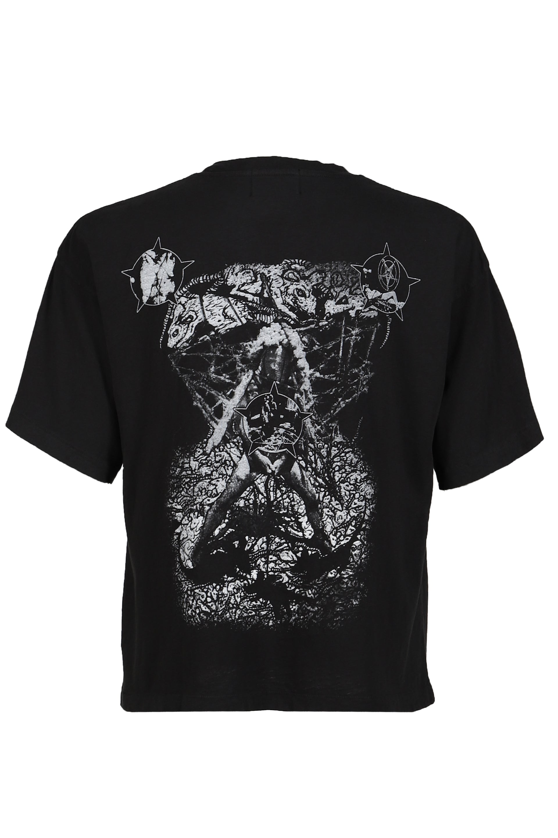 HEAVEN WILL BURN YOUR EYES T-SHIRT / FADED BLK