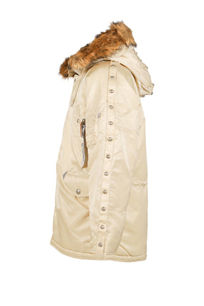 AI N-3B PARKA (DETACHABLE RIVET VELCRO) / VTG WHT 