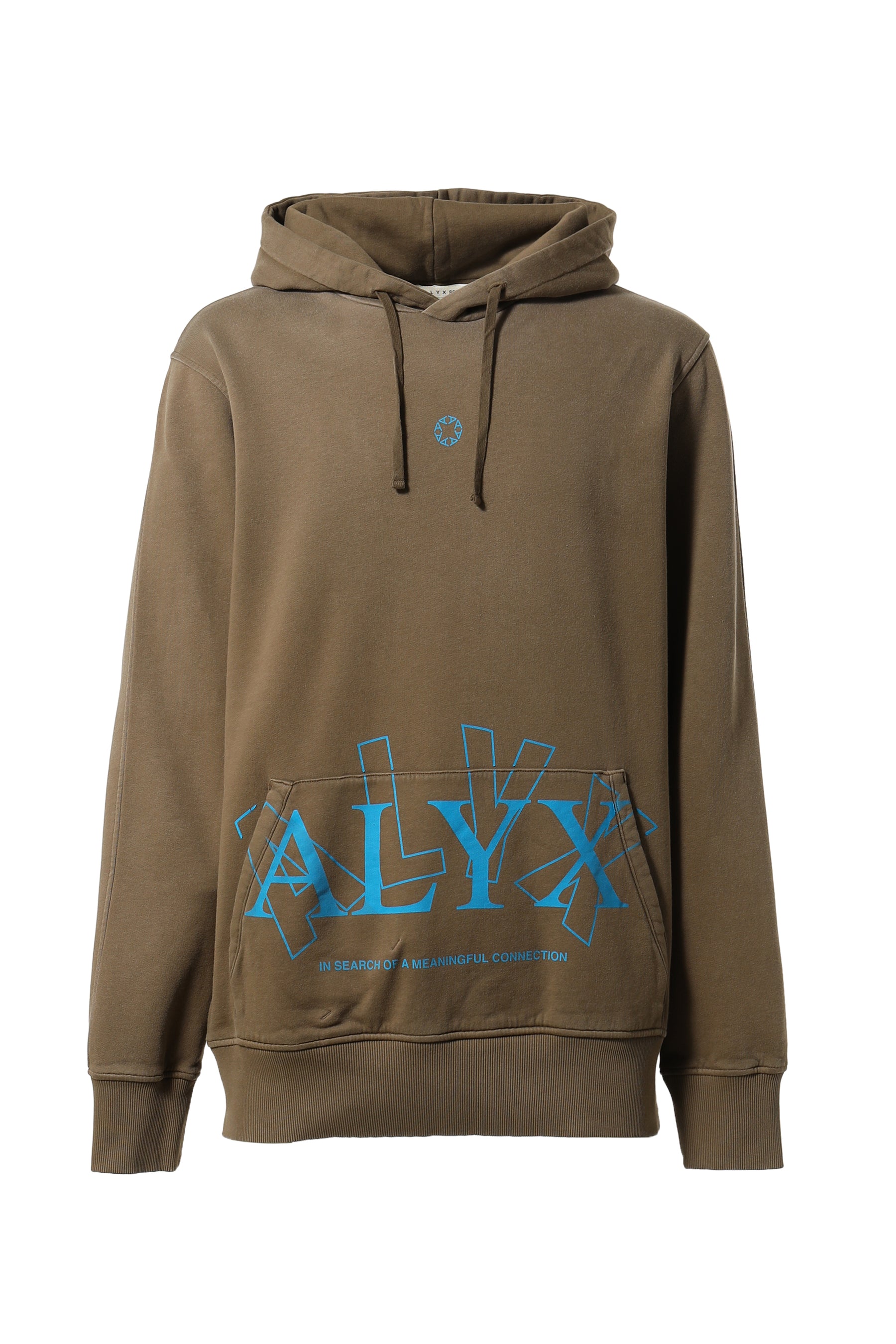 1017 ALYX 9SM SS23 2X LOGO HOODIE / TAN - NUBIAN