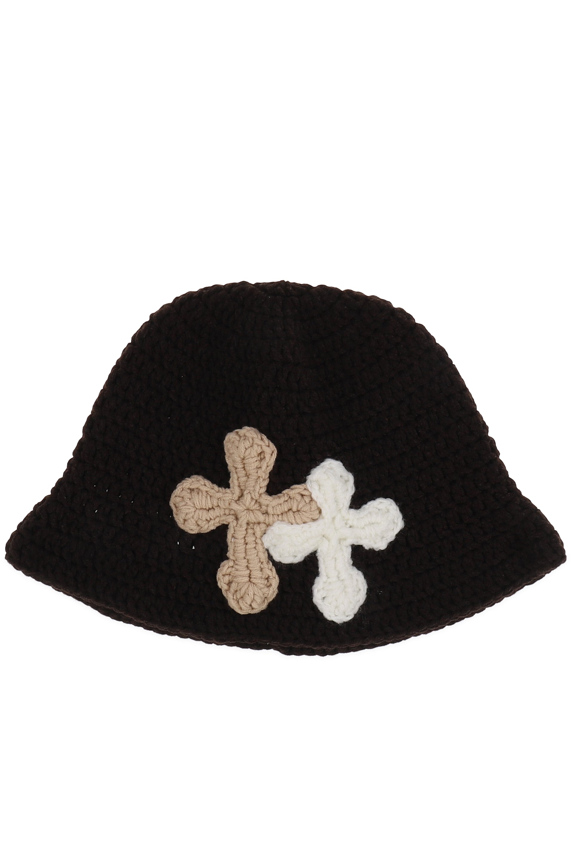 YARN FW25 NUBIAN Exclusive 3D CROSS KNITHAT / BRWN - NUBIAN