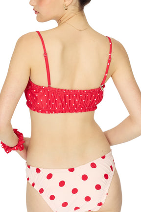 BLUSH BIKINI TOP / RUBY