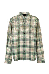 CRYSTAL OS WESTERN FLANNEL / DEEP TEAL