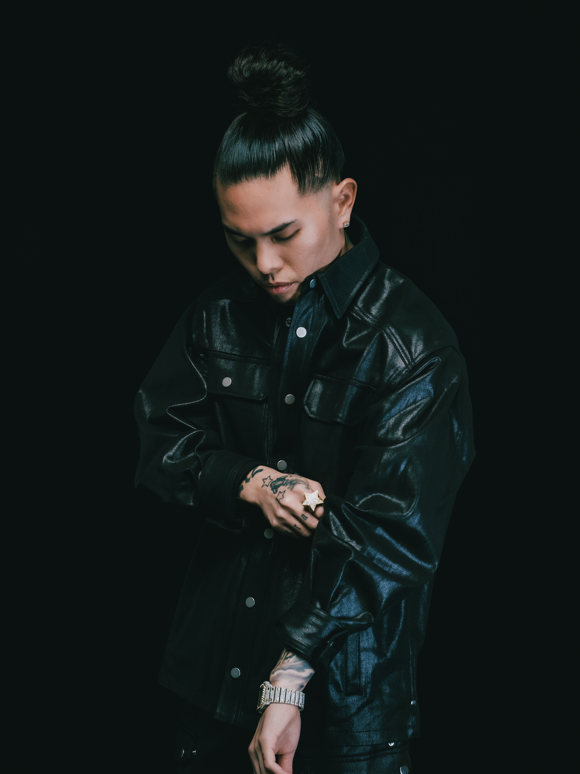 BREATH COATING SHIRT JACKET / BLK