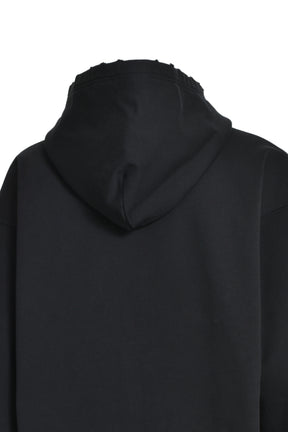 NEWRICH SHORT ZIP HOODIE / BLK