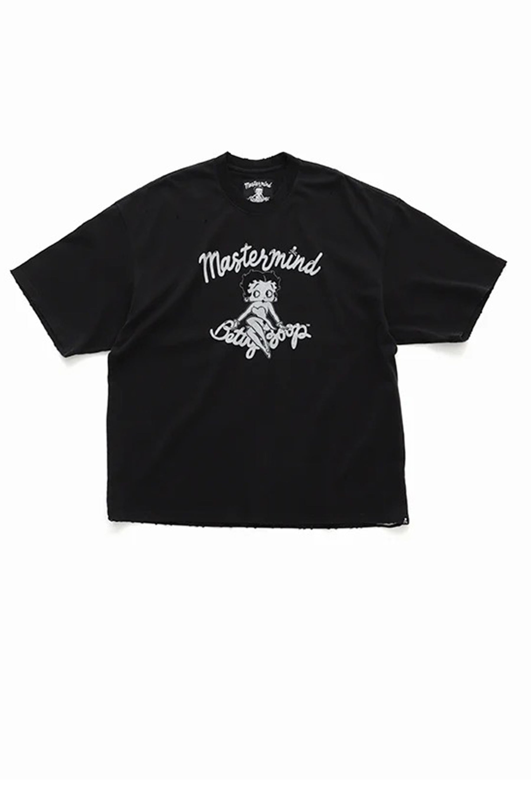 S/S TEE ( DAMEGED ) BOXY FIT / MONOCHROME