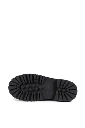 DISTRESSED SHAFT BOOTS / BLK