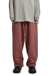 HEAVY FLEECE RELAXED SWEATPANT / CRIMSON