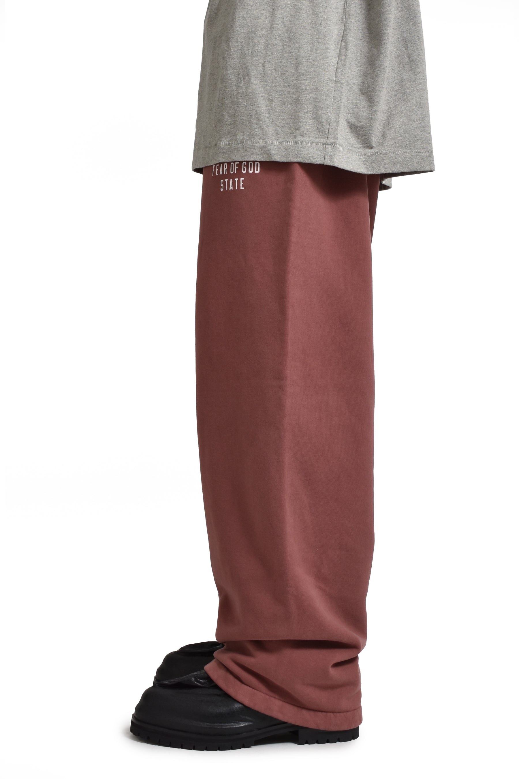 HEAVY FLEECE RELAXED SWEATPANT / CRIMSON