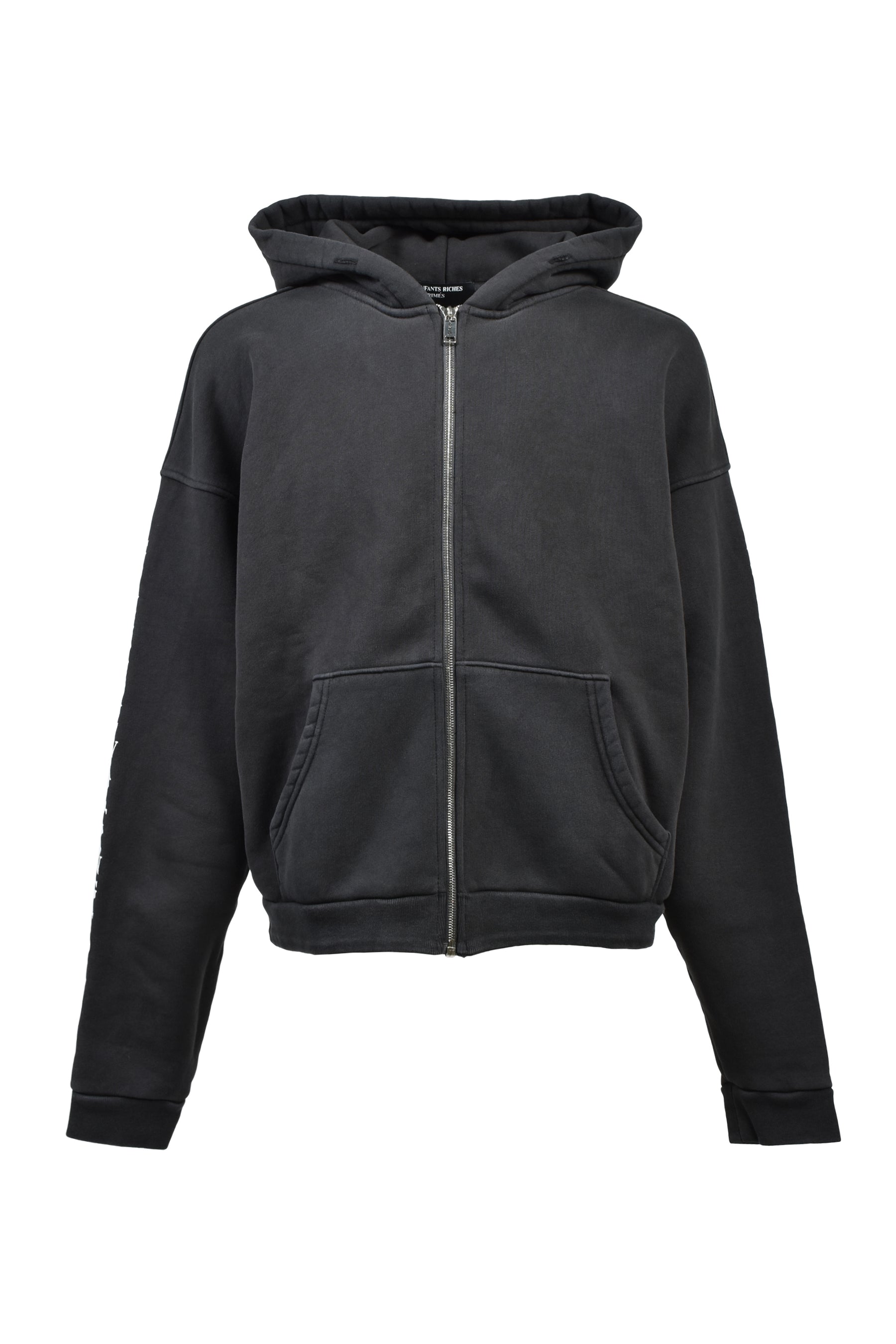 NEVER WAKE ME ZIP HOODIE (EXCLUSIVE) / BLK