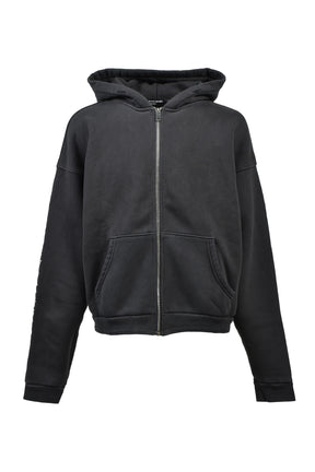 NEVER WAKE ME ZIP HOODIE (EXCLUSIVE) / BLK